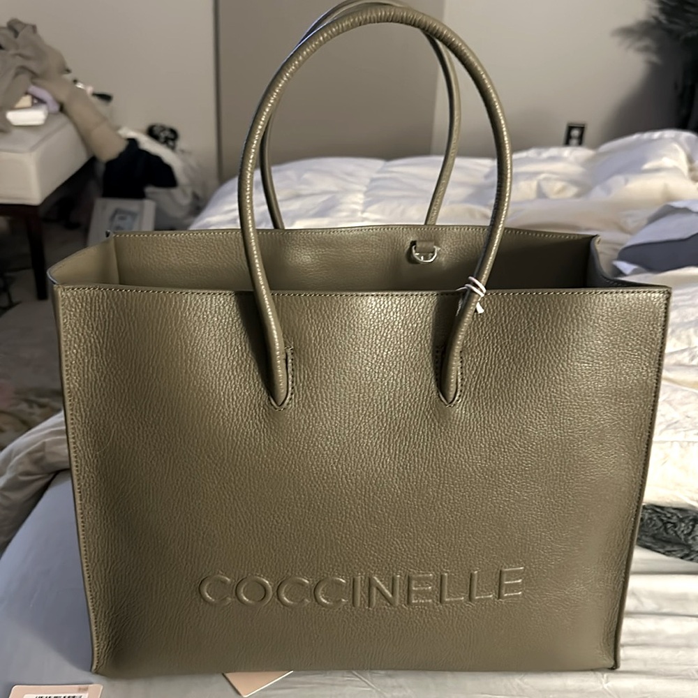 COCCINELLE Large Italian Leather Tote BNWT